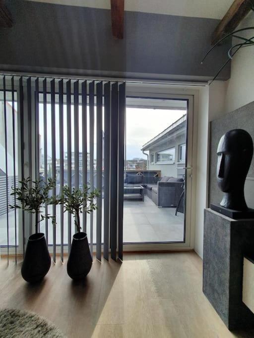 Modern Loftsleilighet Fredrikstad Esterno foto