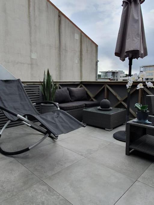 Modern Loftsleilighet Fredrikstad Esterno foto