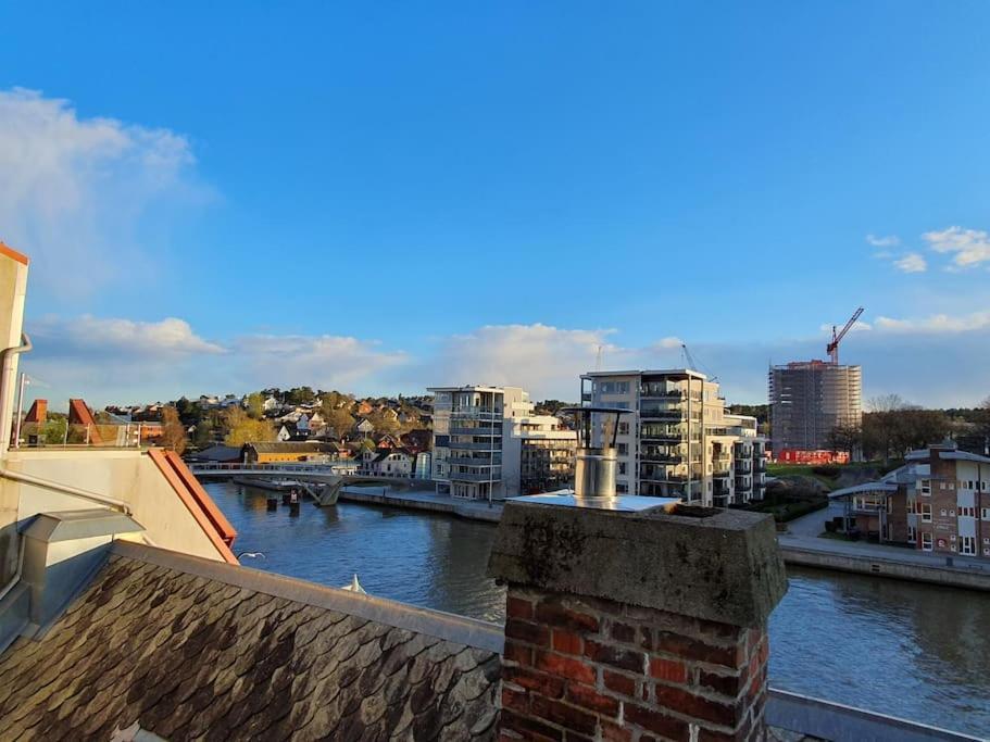 Modern Loftsleilighet Fredrikstad Esterno foto